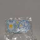 Baby Iron on Patches for Boys Bibs 20pcs Blue Cartoon Bottle Infant Sew on Embroidered Patch for Diaper Bags Clothes Hats, Blankets,Backpacks