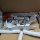 Bestier Small Office Chair with Bentwood Back Support, Armless Desk Chair with 360 Swivel, Height Adjustable Computer Chair with Wheels, PU Leather Modern for Office, Small Space, Black