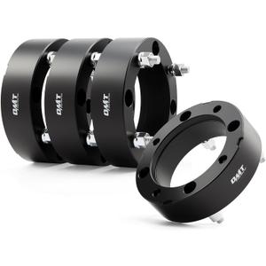 Orion Motor Tech 4x156 ATV Wheel Spacers 2 inch Black Wheel Spacer Kit Compatible with Polaris Ranger Polaris RZR XP 1000 Polaris RZR, 50mm Wheel Spacer Kit with 12x1.5 Studs, Set of 4