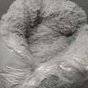 Active Pets Premium Large Donut Dog Bed, Fits Up to 100 lbs, Removable Cover & Washable Cushion, Plush Long Pile Faux Fur Fabric, Portable Dark Grey Pet Bed Furniture for Big Adult Canines & Cats