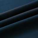 RONGTAI One Piece Jumpsuit for Women Long Sleeve Cutout Neck High Waist Dressy Casual Stright Leg Romper (Blue, L)