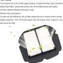 13780-44H00-000 Air Filter Compatible with Suzuki SFV650 Gladius 2009-2015/SV650 2017-2023