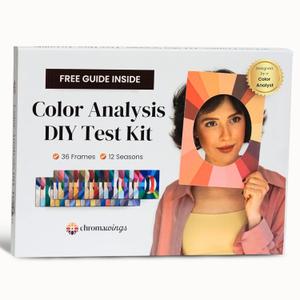 Color Analysis Kit DIY 36 Face Frame Drapes for Seasonal Color Analysis | Includes Guide & Rating Sheet | Color Draping Kit for Women, Makeup & Fashion Enthusiasts | Chromawings Color Analysis Kit DIY 36 Face Frame Drapes for Seasonal Color Analysis | Includes Guide & Rating Sheet | Color Draping Kit for Women, Makeup & Fashion Enthusiasts | Chromawings