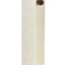 Amazon Basics Sturdy Cat Scratching Post for Indoor Cats & Kittens, Classic Single Post with Sisal Rope, Jute Fiber, Wood Base, Large (35.4"H), Brown