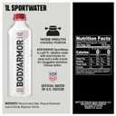 BODYARMOR SportWater Alkaline Water, High Alkaline Bottled Water, pH 9+, 1 Liter (6 Pack), Refreshing Electrolyte Water Pack, Wide Mouth Bottle (EXP 12/31/27)