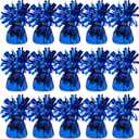 BLUE PANDA Blue Balloon Weights - 4.5 In H x 2.5 In Dia, 6 Oz, Metallic Foil, Pack of 15 - Table Weights
