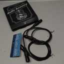 Short XLR Cables 3.3ft 2 Pack, Gold Plated 3-Pin Connectors from Rean-Neutrik Sub Brand, Kevlar-Reinforced Nylon Braided & OFC Shielded XLR Male to Female Balanced Microphone Cord for Mixer, Amp, DAC