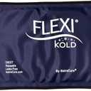 FlexiKold Gel Soft Flexible Ice Packs for Injuries - Reusable Freezer Cold Pack, Cold Compress & Cooling Gel Pad for Face, Shoulder, Hip, Leg, Arm, Ankle & Foot Injury - Medium - 7.5” x 11.5”