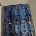 12 Pcs Blue Large Square Hair Claw Clips for Women, 4.3-Inch Matte Rectangle Claw, Strong Hold Non-slip Hair Clips for Thick & Thin Hair