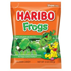 Haribo Gummy Frogs, 5 Oz (EXP 03/01/27)