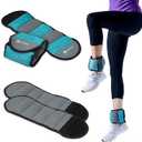 Gaiam Wrist and Ankle Weights, Wearable Bracelet to Strengthen, Tone & Sculpt, Adjustable Ankle Weights for Women & Men for Yoga, Dance, Pilates, Barre, Cardio, Home & Gym Use