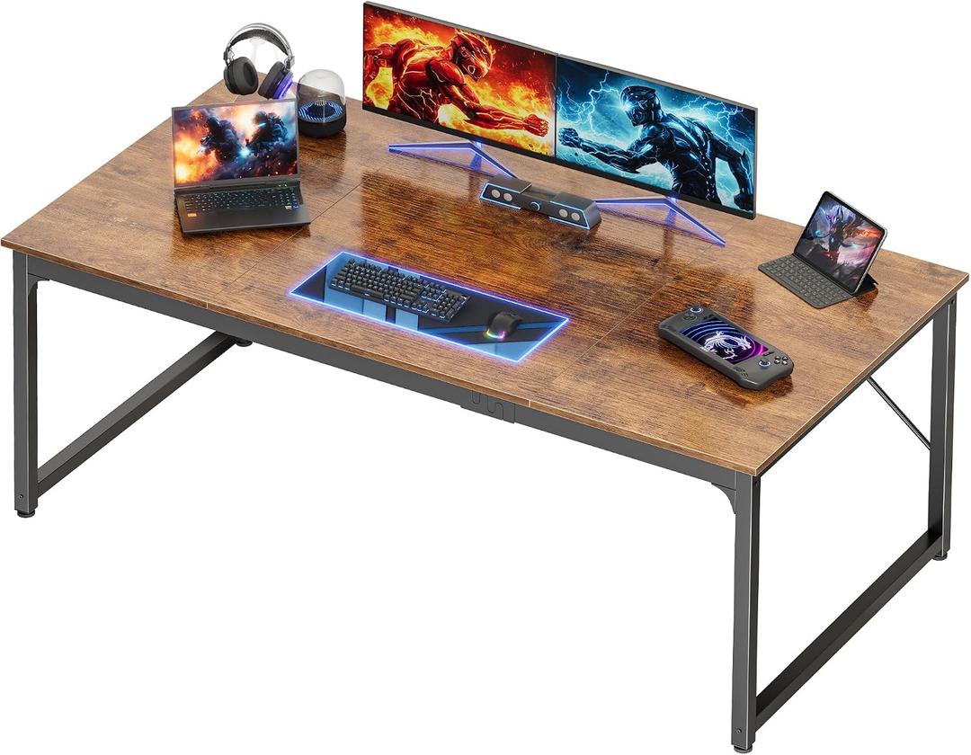 63 X 29.5 Inch Computer Desk with Deeper Desktop
