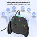 HUIJUTCHEN for Switch 2 Charging Grip,Portable Magnetic Charge Grip for Nintendo Switch 2 Joy-con Controllers,Comfort OEM Controller Charger Holder with USB-C Cable,Indicator Light