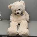 MaoGoLan Giant Teddy Bear Big 4 Feet Stuffed Animal Stuffed Bear Baby Shower Life Size Large Teddy for Girlfriend Boyfriend Wife Children (Cream)