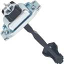 Black with Silver Front Left and Right Side Door Stay Check Strap Stopper Replacement for 2006-2011 Camry 68610-06080