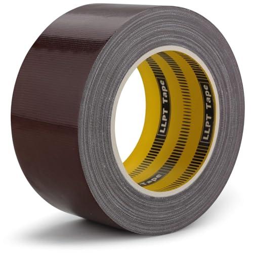 LLPT Duct Tape Dark Brown Premium Grade 2.36 Inches x 89 Feet Heavy Duty Easy Tear Strong Adhesive for Moving Packing Color Coding Art Craft DIY Projects Repair (DT254)