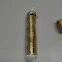 Sozen Hammered 7" Manual Coffee Grinder Brass  Hand Crank Burr Mill for Turkish Coffee, French Press, Espresso, Camping & Home Use  Portable Coffee Bean Grinder, Adjustable Conical Grinder