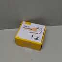 Glocusent Clip on Light: 10 Brightness Levels from 20 to 180LM LED Reading Light with Clamp and Flexible Gooseneck - Eye Caring Book Lights for Reading at Night, Clip on Desk Bed Headboard (Black)