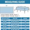 H.VERSAILTEX Linen Textured Table Cloths Rectangle 60 x 120 Inch Premium Solid Tablecloth Spill-Proof Waterproof Table Cover for Dining Buffet Feature Extra Soft and Thick Fabric Wrinkle Free, Ivory