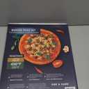 Pizza Pan - 14 Inch Nonstick Pizza Pan for Oven with Widen Handles for Cooking, Baking, and Grilling - Durable, Even Heating, Long-Lasting Kitchen Cookware (1, Black)