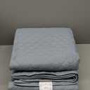 HORIMOTE HOME Quilt King Size Aqua Blue, Lightweight Quilt for Summer, Ultra-Soft Microfiber Modern Style Quilted Clouds Pattern Bedspread Quit Set 3 Pieces (1 Quilt and 2 Pillow Shams)