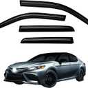 Window Visors Rain Guards fits 2018-2024 Camry, Window Wind Deflectors Vent Shades, 4 Pieces