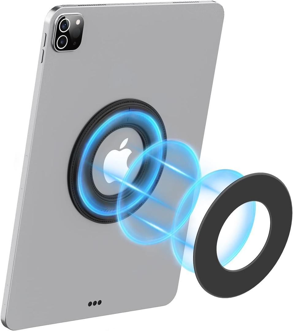 Nillkin Magnetic Tablet Wall Mount and Holder for Bedroom car Back seat, headrest iPad Holder Mount for car Cradle Magnet for iPad 10th M5 M4 M3 Tablet, SnapHold Magnetic Sticker Bathroom, Fridge (Black)