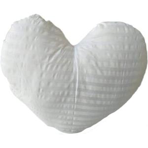 Reversible Luxurious Throw Pillow Core Heart Shaped Soft Throw Pillow Core for Chair Bed Couch Living Room Bedroom, 16"x20"