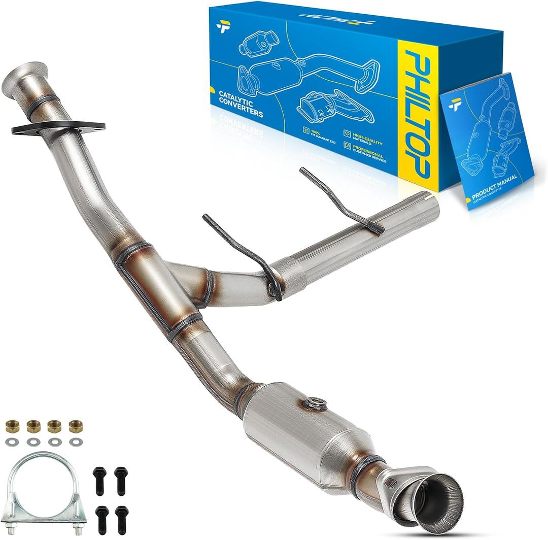 PHILTOP Right Automotive Replacement Catalytic Converter Fit For Ford, Lincoln F-150 5.0L 2011-2014, F-150 5.4L 2009-2010, Expedition/Navigator 5.4L 2009-2014 Replace# 50567, 645252(EPA Compliant)