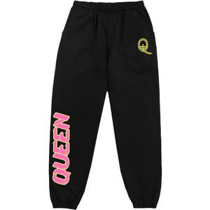 Queen Official Merch Q Logo Sweatpant (Medium, Black)