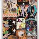 Halloween Spooky Collage Phone Case for iPhone 15, Creepy Halloween Collage Cover for Women Men Girls Boys, Trendy Design TPU Bumper Case for iPhone 15