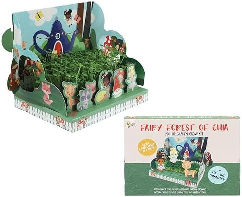 Fairy Forest of Chia Pop Up Garden Grow Kit, Best Indoor-Outdoor Gardening Gift 2 Pack