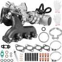 55565353 Turbo Charger Kit for 2011-2015 Chevy Cruze 1.4L, 2013-2021 Chevy Trax 1.4L, 2016 Cruze Limited 1.4L, 2012-2020 Sonic 1.4L, 2013-2021 Bui-ck Encore 1.4L, Turbocharger Replace for 781504-0001