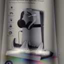 PS5/Slim/Pro Stand for Disc & Digital Console, PS5 Cooling & Charging Station with RGB Lights, PS5 Controller Charger Built-in 3 Level & AUTO Adjustable Fan, PS5/Slim/Pro Accessories Comes 3 USB Ports (Black & White)