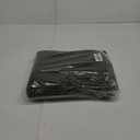 RESARE Waffle Bath Mat for Bathroom, Super Absorbent Bathroom Rugs Non Slip Machine Washable, Ultra Soft Quick Dry Boho Bath Rugs with Tassels for Floor, Upgraded Bordered Design, 24"x36" Black