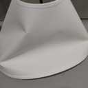 Aspen Creative Transitional Hardback Empire Shaped Spider Construction Lamp Shade, 18" wide (7" x 18" x 12 1/2"), Off White