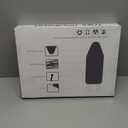 Metal Mesh Panel Tabletop Ironing Board | Foldable Iron Board | Heavy Duty Small Iron Board with Heat Resistant Cover and 100% Cotton 8mm Thicken Pad | 31.5"x11.8"x6.2" (Black/Grey)