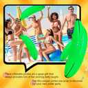 12 Pcs Large Inflatable Bananas Props 26 Inch Blow Up Banana Big Gaint Banana Bachelorette Party Game PVC Banana Balloon for Bridal Shower Engagement Summer Water Pool Toys (Green)