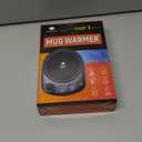 Coffee Mug Warmer - Fastest Heating & Highest Temperature, Coffee Cup Warmer for Desk Auto Shut Off, 4 Temp Settings & 1-12H Timer, Smart Electric Beverage Warmer for Coffee, Tea (Black)