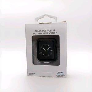 38MM Protective Bumper Tempered Glass For Apple Watch