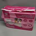 American Kennel Club Female Dog Wrap, Disposable Diapers with Wetness Indicator, Medium, 50 Count