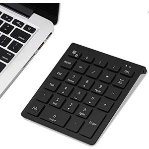 Lekvey Bluetooth Number Pad for Laptop, Wireless Numeric keypad, 28 Keys Numpad Number Keypad Bluetooth 10 Keys Number Pad for Laptop, MacBook Air/Pro, iMac, Surface Pro, etc
