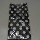 3Pack Plastic Table Cloth Disposable for Rectangle Tables, Black and White Polka Dot Table Cloths for Birthday Mini Mouse Party Decorations Size 54x108 Inch, (Black+White dots)
