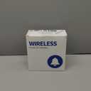 Doorbell Wireless, Intercoms Wireless for Home 4900ft Long Range Wireless Intercom System with Rechargeable Battery,3 Volume Levels,20 Ringtones for House Classroom Business (Black/1 Outdoor unit & 2 Indoor unit)