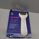 Amop Pedi Perfect Electric Callus Remover Foot File w/ Diamond Crystals, Pedicure Tool for Feet, Removes Hard & Dead Skin, Feet Scrubber & Buffer, Splashproof, w/ Extra Coarse Roller Head, 1 Count
