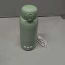 Portable Bottle Warmer for Travel 12oz 80W Fast Heating, 316 Stainless Steel, 11400mAh Rechargeable Precise Temp Control & LED Display Safety Lock Cordless Travel Warmer for Baby Breastmilk & Formula