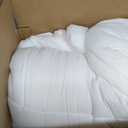 Bedsure Oversized King Comforter Duvet Insert, All Season Bed Comforter, Quilted Down Alternative Duvet, Box Stitched Comforters with Corner Tabs, Washable, 116 x 98 Inches (White)