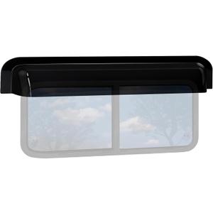 RV Window Rain Deflector Guard&Sun Visor Deflector,RV Window Visor Rain Guard,RV Window Blade Rain Sunroof Deflector Fit 60 inch Wide RV Sliding Window,Deflects Rain&Sun Protection for RV Window