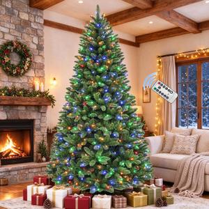 Pre-lit Christmas Tree 6FT, Home Holiday Decor, Remote Control