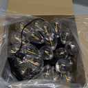 luckystyle 100FT LED Outdoor String Lights with Remote, 35+ 1 Shatterproof Bulbs Waterproof and Dimmable Patio Lights for Porch, Garden, Backyard, Deck, Balcony, 2700K Hanging Lighting (Warm White-2700K)